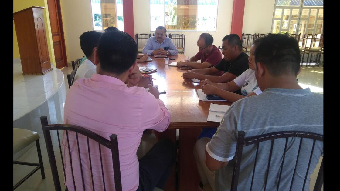 Reunión de trabajo con Junta Parroquail El Guismi- PDOT 2019-2023